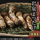【ふるさと納税】【自家用】岩泉まつたけ 300g【配送不可地域:離島】【1421549】