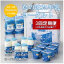 【ふるさと納税】【毎月定期便】好評! 生乳100%使用!! たのはた牛乳・ヨーグルトセット(TK-7)全3回【配送不可地域:離島】【4067362】