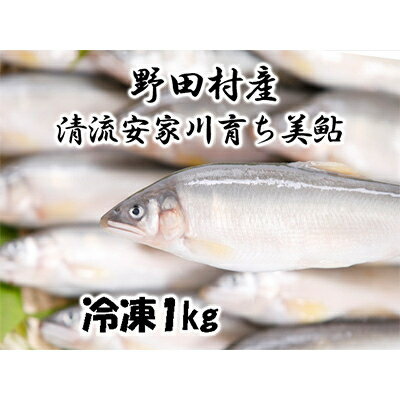 【ふるさと納税】野田村産　清流安家川育ちの美鮎　1kg【配送不可地域：離島】【1290000】