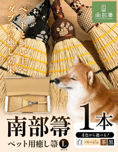 【ふるさと納税】4種類の中から1種類を選べる 伝統工芸 南部箒 ペット用 癒し 南部 ほうき Lサイズ 高倉工芸 室内 ホウキ おしゃれ 玄関 掃除 掃除道具 お掃除グッズ《30日以内に出荷予定(土日祝除く)》