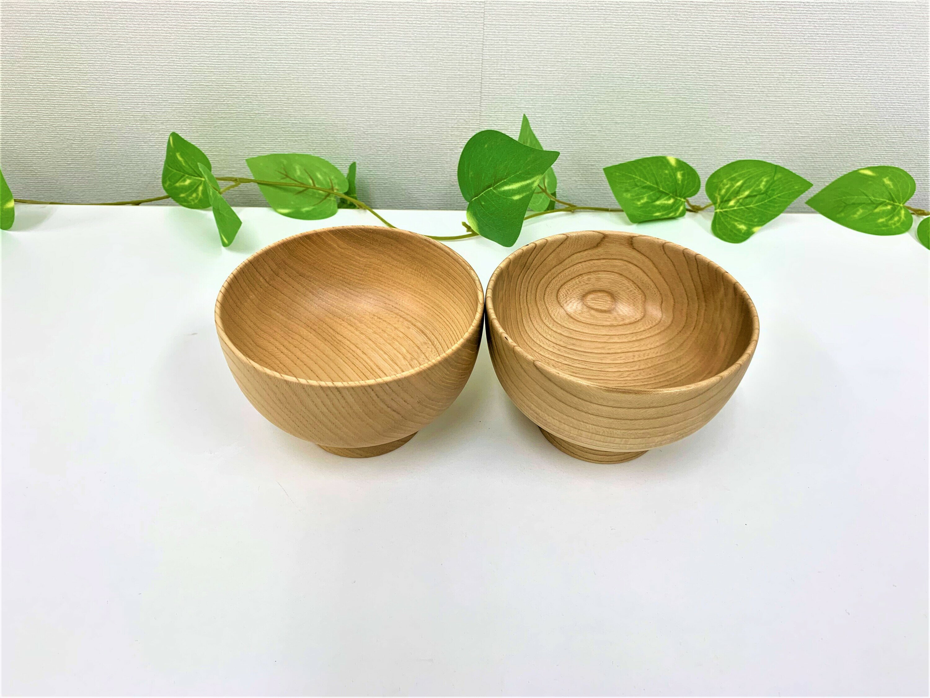 大野木工中椀(クリア)2個セット