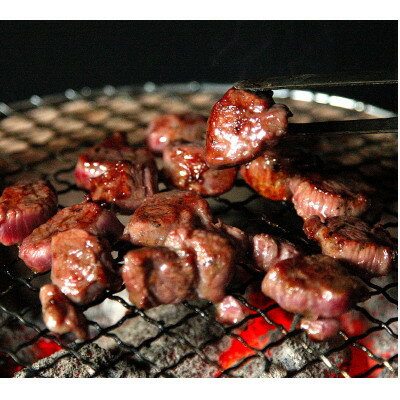 【ふるさと納税】牛タンサガリ　角切りステーキ　1kg(約500g×2P)【配送不可地域：...