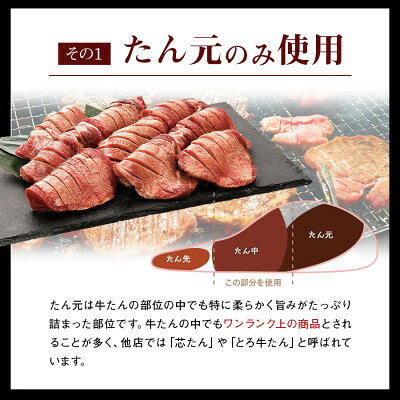 【ふるさと納税】熟成プレミアム牛たん7mm 250g×4袋セット【配送不可地域：離島】【1605538】 f040002-miyagi-10000991 宮城県 サンプル画像2
