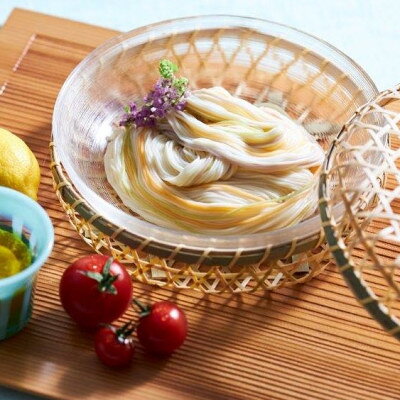 【ふるさと納税】七彩そうめん 240g×20【1624043】