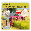 【ふるさと納税】【令和6年産】宮城県産 無洗米ひとめぼれ 5kg【1588901】