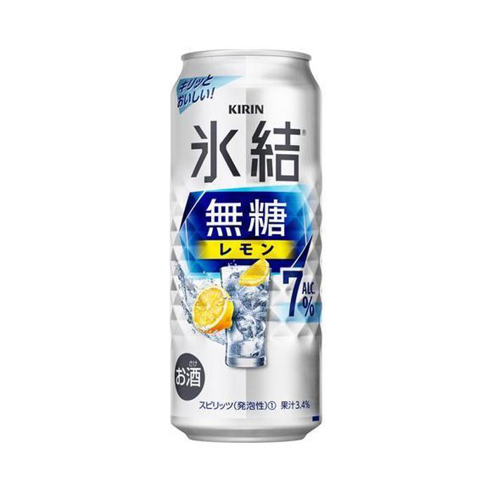 【ふるさと納税】キリン 氷結無糖レモン Alc.7％ 500ml×24本　【 お酒 アルコール アルコール飲料 晩酌 家飲み 宅飲み 飲み会 集まり バーベキュー BBQ イベント 飲み物 柑橘系 】