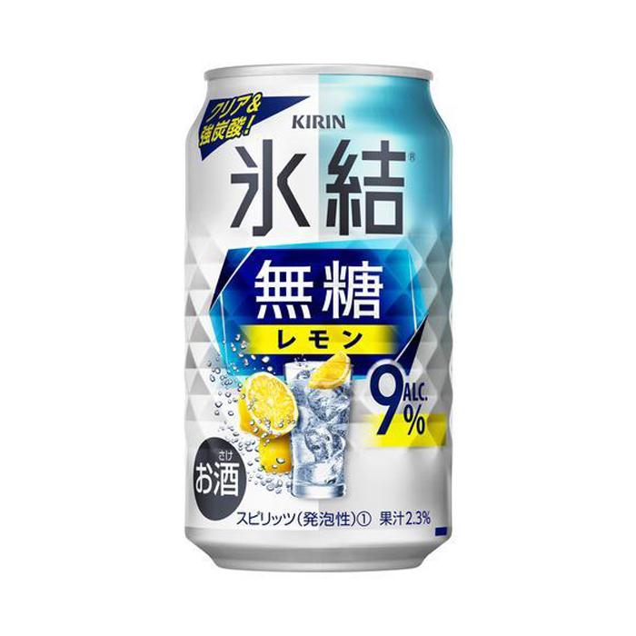 【ふるさと納税】【6ヵ月定期便】キリン 氷結無糖レモン Alc.9％ 350ml×24本　【定期便・ お酒 アルコール アルコール飲料 晩酌 家飲み 宅飲み 飲み会 集まり バーベキュー BBQ イベント 飲み物 柑橘系 】