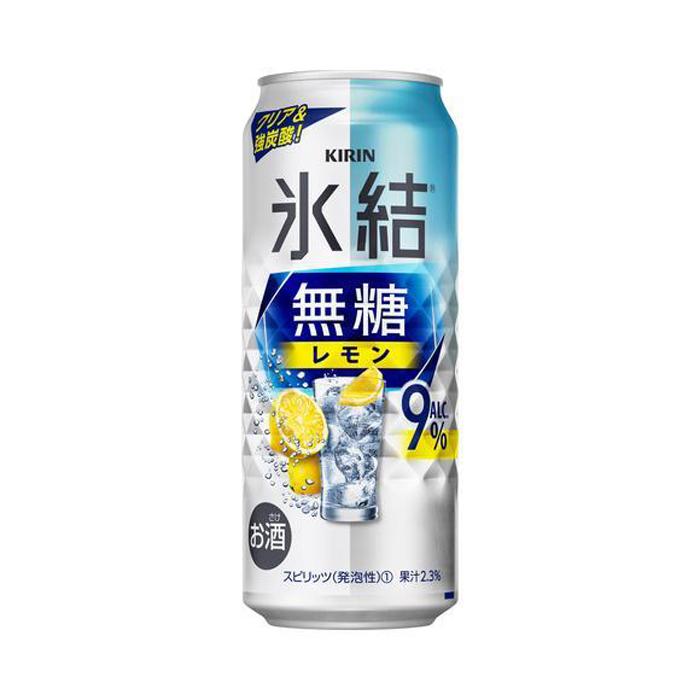 14位! 口コミ数「0件」評価「0」【3ヵ月定期便】キリン 氷結無糖レモン Alc.9％ 500ml×24本　【定期便・ お酒 アルコール アルコール飲料 晩酌 家飲み 宅飲み･･･ 