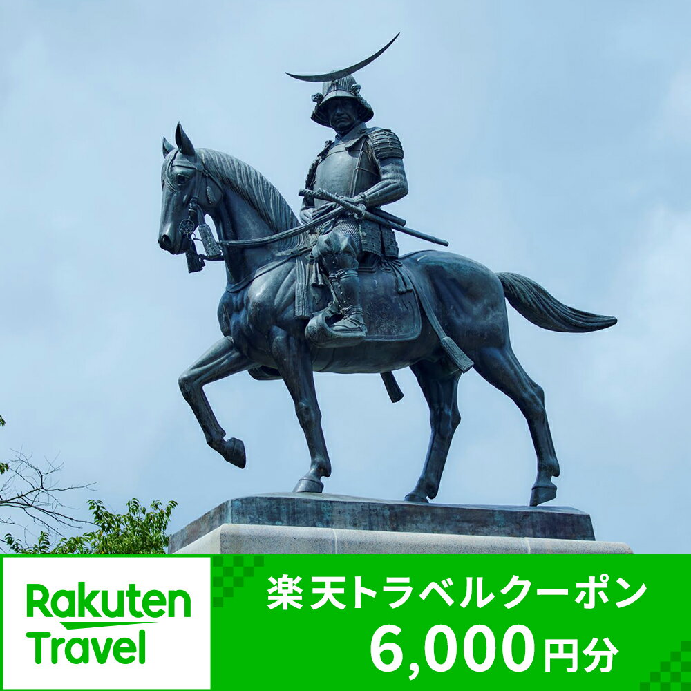 【ふるさと納税】宮城県仙台市の対象施設で使える 楽天トラベルクーポン 寄付額20,000円 (クーポン 6,000円分)　【高級宿・宿泊券・旅行】