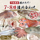 19位! 口コミ数「1件」評価「5」鮮魚 宮城県産 漁師直送! 鮮魚詰め合わせ 3～5kg（7～8種） 下処理済み お楽しみ 鮮魚ボックス 宮城県 石巻市 山神丸 送料無料