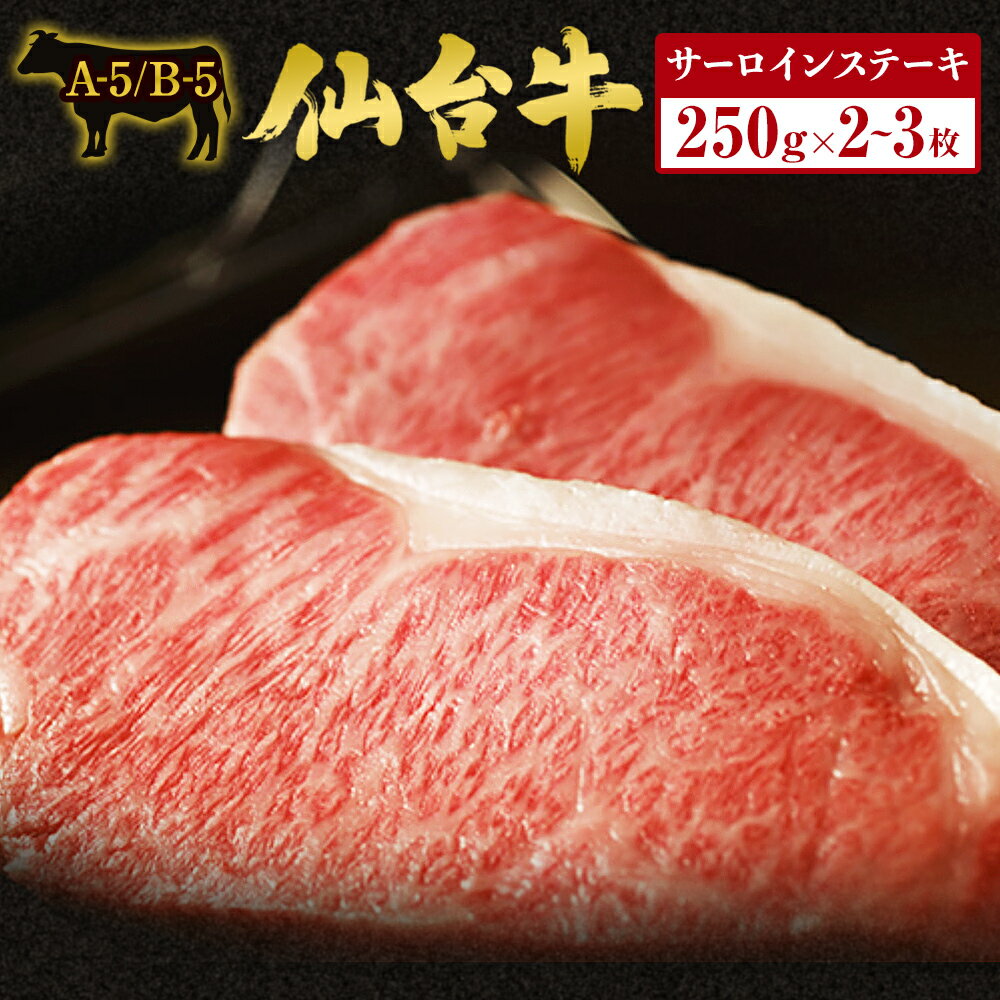 仙台牛サーロインステーキ 250g × 2枚 か 3枚 選べる