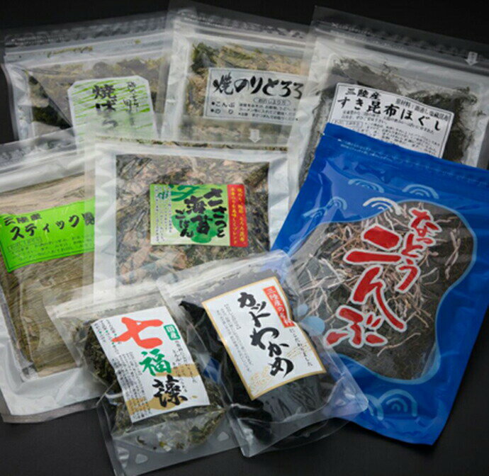 富士國人気の海藻セット カットわかめ/ささっと海苔ごはん/七福藻/ステック昆布/焼のりとろろ/なっとう昆布/焼ばらのり/すき昆布ほぐし