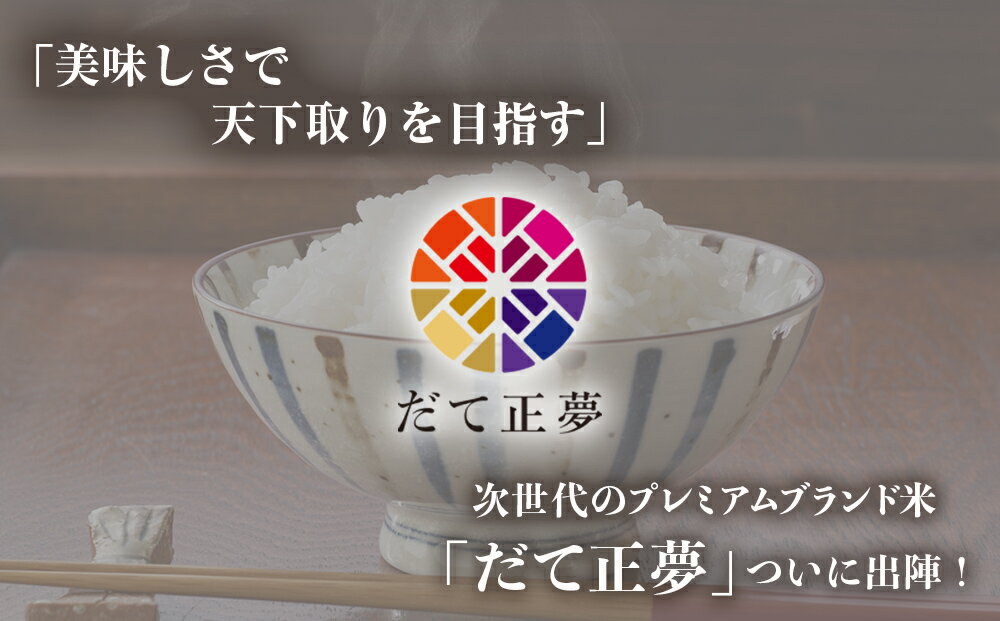 【ふるさと納税】令和5年産 宮城県産 だて正夢 精米 3～10kg プレミアム ブランド米 石巻 JAいしのまき 伊達正夢