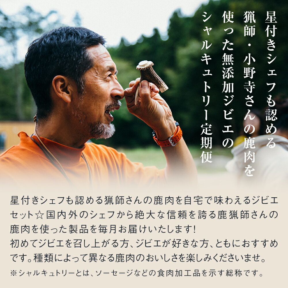 【ふるさと納税】3ヶ月定期毎月配送【ナチュラルジビエシャルキュトリー定期便セット】