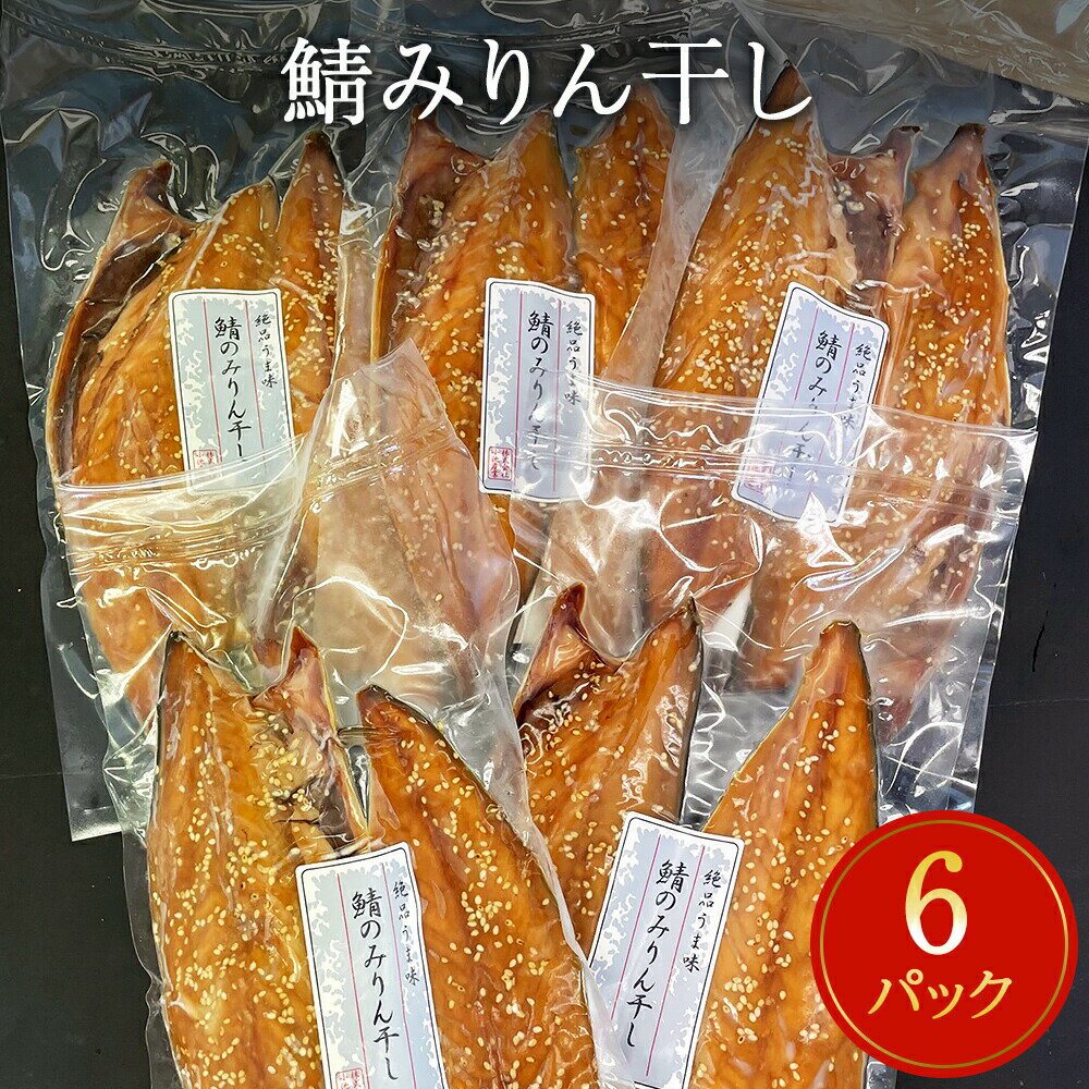 鯖 みりん干し 12枚（2枚×6パック） 冷凍 小分け 個包装 おかず 焼き魚 干物 宮城県 石巻市