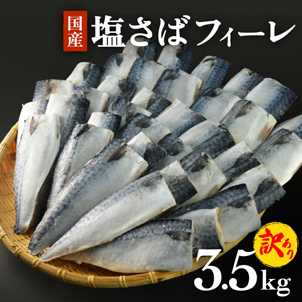 【ふるさと納税】さば 〈 訳あり 〉 国産 塩さば フィーレ 3.5kg 冷凍 さば 切身 フィレ 鯖 わけあり 不揃い 急速冷凍 新鮮 魚 青魚 鯖フィレ サバフィーレ 塩鯖 さば 切り身 焼き魚 焼魚 おかず 宮城県 石巻市のサムネイル