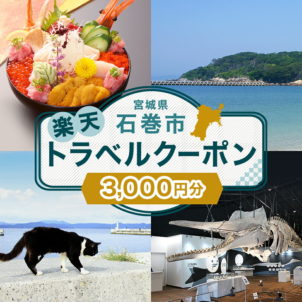 宮城の旅行券（宿泊券） 【ふるさと納税】宮城県石巻市の対象施設で使える楽天トラベルクーポン寄付額10,000円