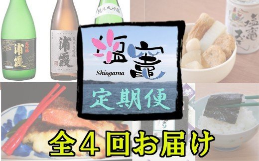 [定期便]塩竈の地酒と海鮮おつまみ Bコース [04203-0298]