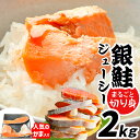 【ふるさと納税】訳あり 鮭 銀鮭 2kg 切り身 まるごと 冷凍 鮭かま 入り 甘塩 | 規格外 不揃い 簡易包装 鮭 さけ サケ しゃけ シャケ サーモン 人...