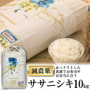 【ふるさと納税】令和2年 宮城登米産 減農米「ササニシキ」10kg 【ふるさと納税】令和2年 宮城登米産 減農米「ササニシキ」10kg