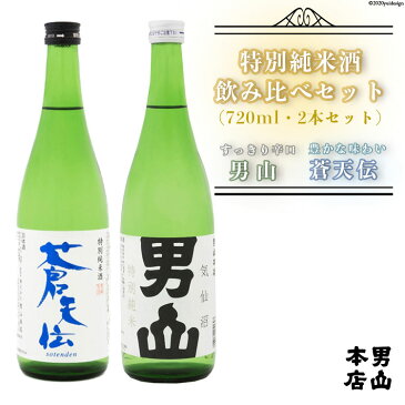 【ふるさと納税】気仙沼男山 特別純米酒呑み比べセット(720ml×2本)