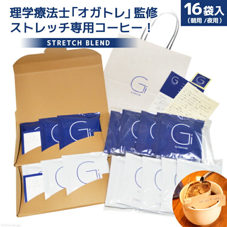 【ふるさと納税】【数量限定】STRETCH BLEND Set Morning/Night 16袋入 [Gi by OGATORE 宮城県 気仙沼...