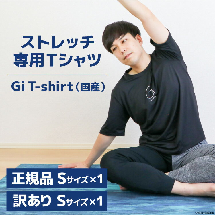 【ふるさと納税】【ストレッチ専用Tシャツ2枚】Gi T-shirt（国産）正規品Sサイズ・訳ありSサイズ＜Gi ...