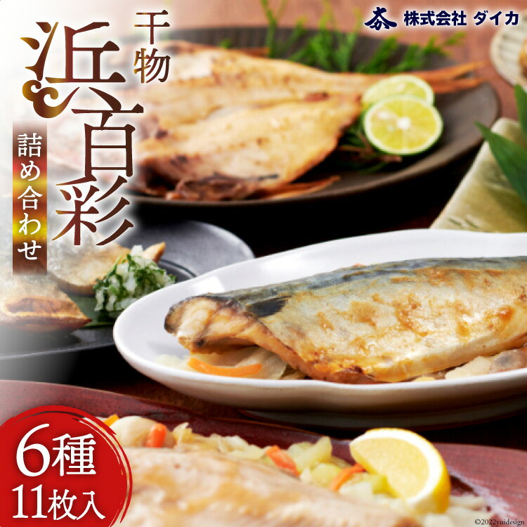 【ふるさと納税】干物 「浜百彩」6種11枚 詰め合わせ 魚 さんま ほっけ あじ さば [気仙沼市物産振興協会 宮城県 気仙沼市 20562649]