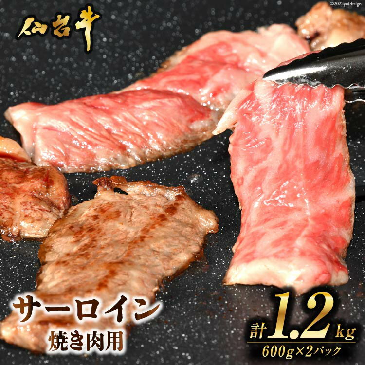 22位! 口コミ数「0件」評価「0」肉 焼肉 仙台牛サーロイン焼き肉用1.2kg [気仙沼市物産振興協会 宮城県 気仙沼市 20561101] 仙台牛 ブランド牛 肉 精肉 国･･･ 