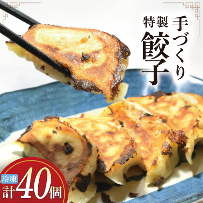 餃子 手づくり 特製餃子(20個入りx2p) 冷凍 惣菜 ギョウザ [食工房貞秀 宮城県 気仙沼市 20562674] 中華 手作り