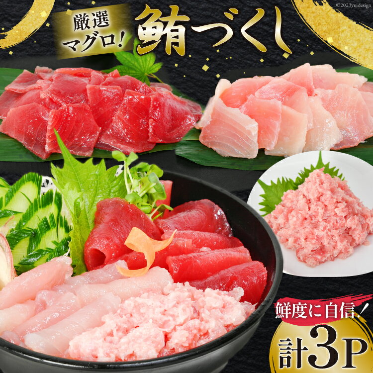 [父の日]マグロづくしセット タタキ 300g メバチ & ビンチョウ 切り落し 各250g 計3パック 冷凍 [畠和水産 宮城県 気仙沼市 20562638]