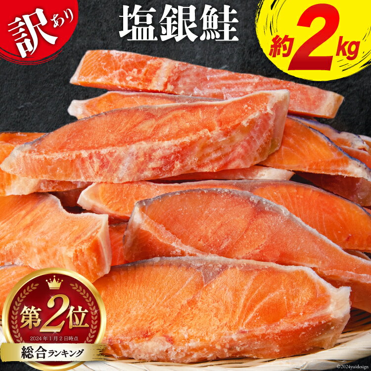 【ふるさと納税】訳あり 銀鮭 切身 約2kg [宮城東洋 宮城県 気仙沼市 20562683] 鮭 海鮮 規格外 不揃い さけ サケ 鮭切身 シャケ 切り身 冷凍 家庭用 訳アリ おかず 弁当 支援 サーモン 銀鮭切り身 魚 わけあり