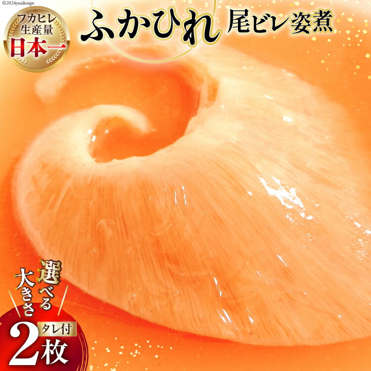 【ふるさと納税】プリプリ ふかひれ 尾ビレ 姿煮 2枚入 専用かけダレ270g×2袋 セット [有限会社鼎陽 宮..