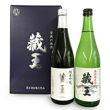 【ふるさと納税】純米吟醸酒 蔵王720ml、特別純米酒 蔵王720ml 2本詰めセット　【お酒・日本酒・純米吟醸酒・純米酒】