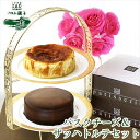 フロム蔵王 バスクチーズ＆ザッハトルテセット バスクチーズケーキ チョコケーキ 冷凍ケーキ セット 4号 ギフト バースデーケーキ 入学 入園 卒業 祝い 内祝い 山田乳業 乳製品 ふるさと納税 宮城県 白石 白石市