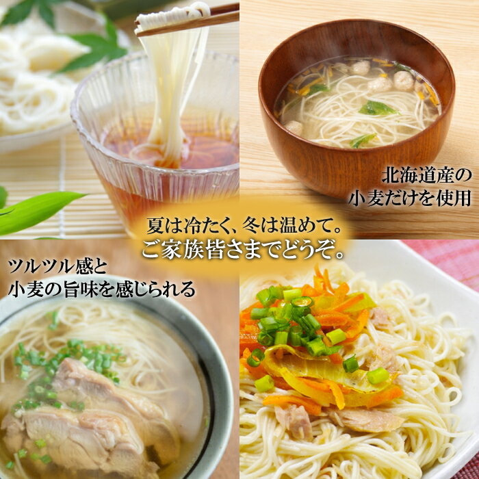 【ふるさと納税】北海道産小麦　白石温麺（12袋入）白石温麺 めんつゆ そうめん 麺 温麺 うーめん 乾麺 北海道産小麦 離乳食 細麺 国産 ギフト お中元 ふるさと納税 宮城県 白石 白石市【41113】