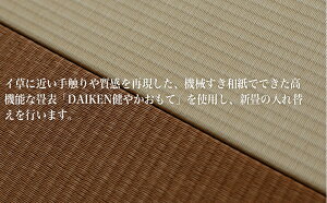 【ふるさと納税】 和紙表 『 DAIKEN健やかおもて 』 使用 新畳 入れ替え 6帖