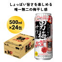 【ふるさと納税】サッポロ 男梅サワー 500ml缶×24缶(1ケース)サッポロ 缶 チューハイ 酎ハイ サワー