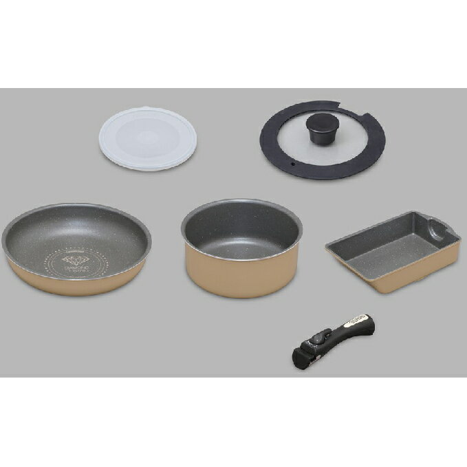 【ふるさと納税】ダイヤモンドコートパンマーブルガス用6点セット　GSN-SE6　【雑貨・日用品】