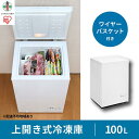 【ふるさと納税】冷凍庫 家庭用 上開き 100L アイリスオ