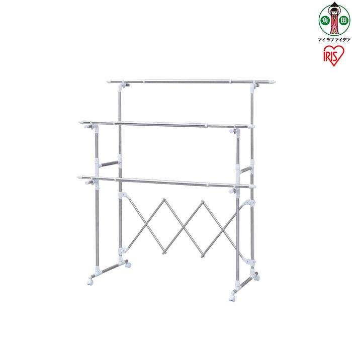 【ふるさと納税】物干し 室内 室内干し 一人暮らし 新生活 H-MH1518N たっぷり 組立 組み立て 簡単 伸縮竿 コンパクト収納 洗濯 部屋干し 大容量 ...