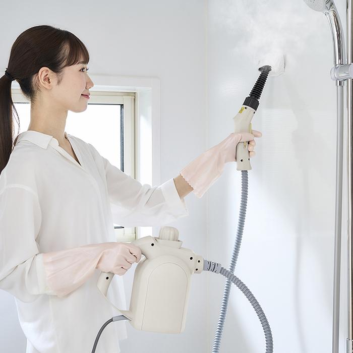 【ふるさと納税】 掃除機 スチームクリーナー アイリスオーヤマ アイボリー ハンディタイプ スチームクリーナー ハンディ スチーム クリーナー 洗浄 掃除 キッチン コンロ 油汚れ 換気扇 浴室 お風呂 おすすめ 人気 アイリス STM-305R-C | 新生活