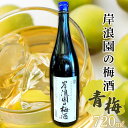 【ふるさと納税】梅酒 青梅 720ml 1本 | 梅 うめ お酒 酒 さけ ご当地 アルコール ギフト ロック サイダー 炭酸割り 人気 おすすめ 宮城 角田 ...