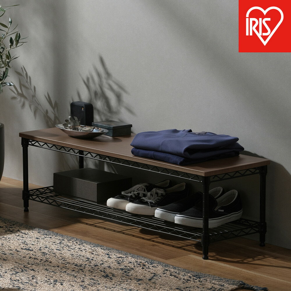 カラーメタルラック ローボード CML-10302 ブラック