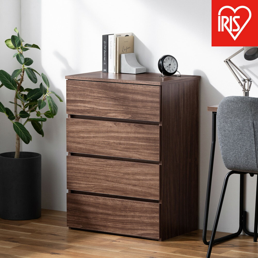 組立簡単ウッドチェスト KKWC-590 ウォールナット