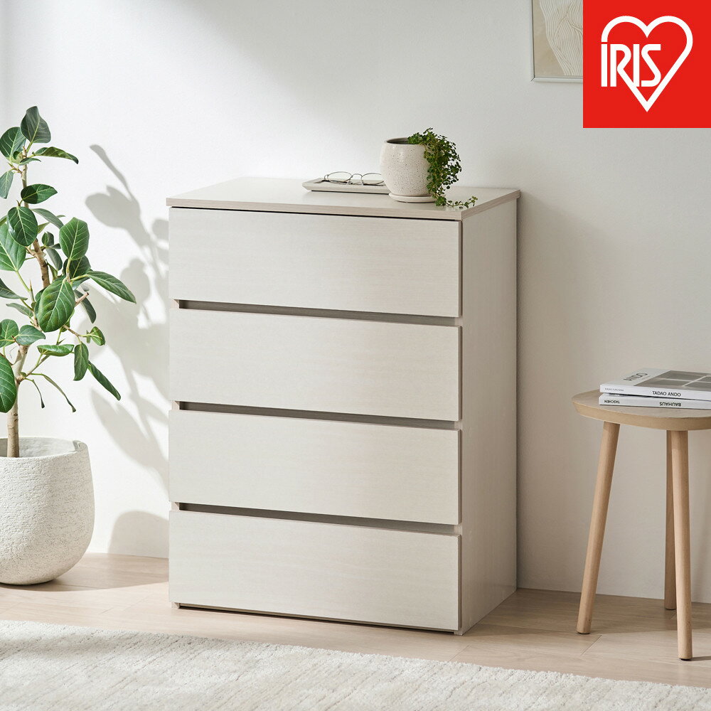 組立簡単ウッドチェスト KKWC-590 ホワイト