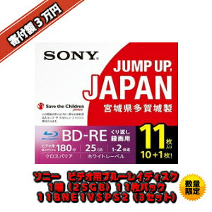 【ふるさと納税】ソニー　ビデオ用ブルーレイディスク1層（25GB）11枚パック11BNE1VSPS2（3セット）