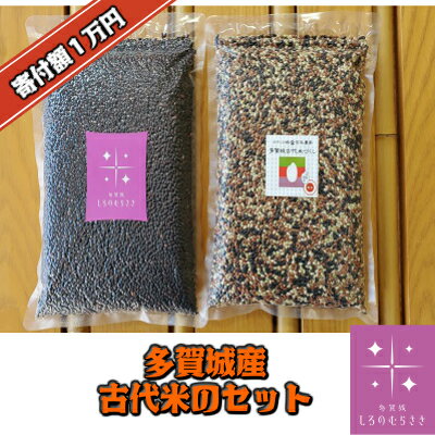 【ふるさと納税】多賀城産古代米のセット　【04209-0045】 古代米 2kg 宮城県産のサムネイル