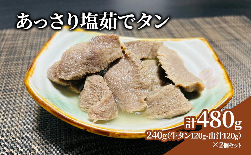 【ふるさと納税】牛タン 宮城 あっさり塩茹でタン 120g×2個 出汁 セット タン塩 塩タン 温めるだけ 小分け 牛肉 牛 たん 肉 お肉 冷凍肉 おかず 惣菜 おつまみ つまみ 牛タンカレー 牛タンシチュー タンシチュー おでん ギフト 贈答 冷凍 冷凍配送 宮城県 岩沼市