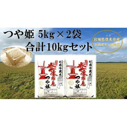 【冷蔵米】令和5年宮城県登米市産「つや姫」5kg×2袋 合計10kgセット